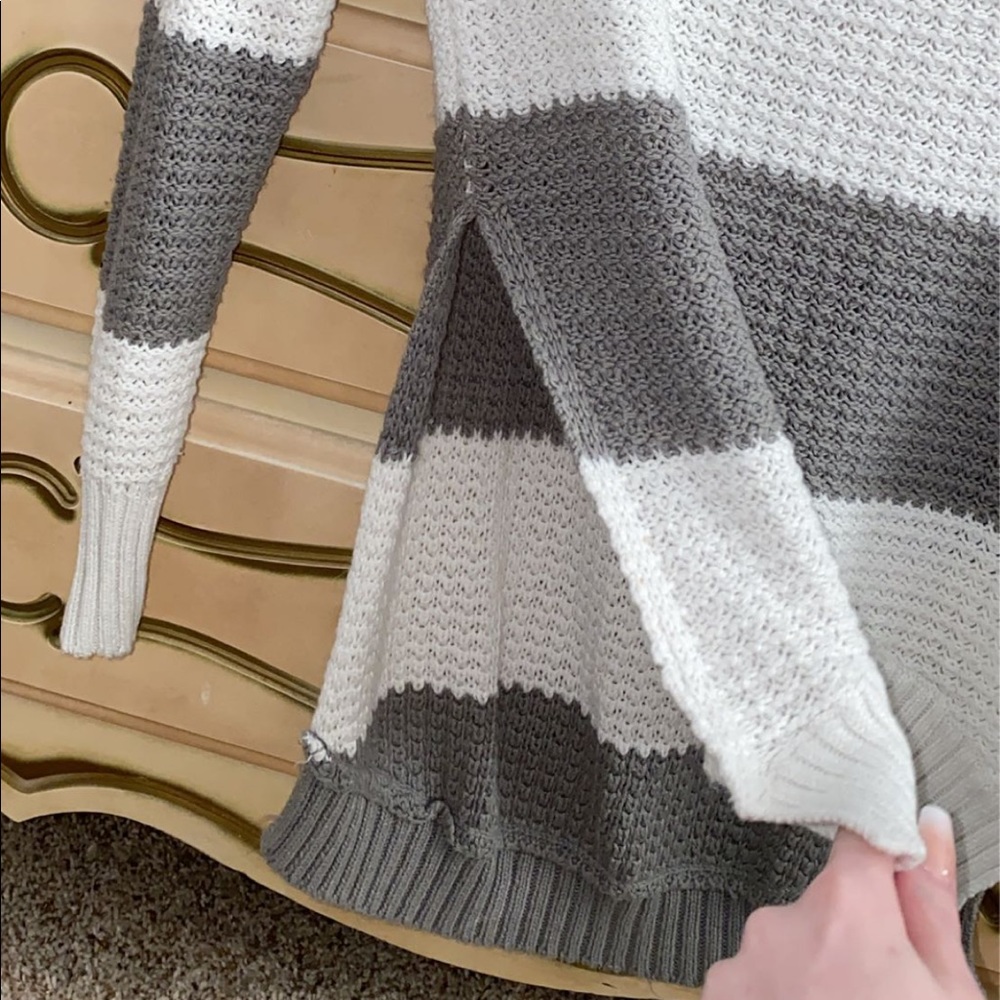 Side slit sweater